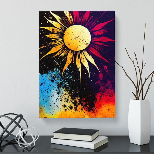 Giacchetto Sun Splatter Vol.1 - Wrapped Canvas Art Prints Marlow Home Co. Size: 60cm H x 40cm W x 3cm D on Productcaster.