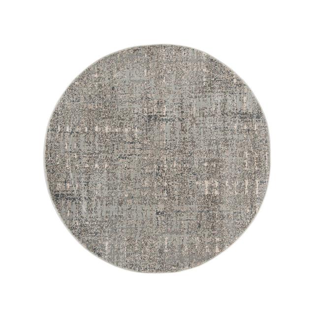 Finvoy Grey Rug Williston Forge Rug Size: Round 150cm on Productcaster.