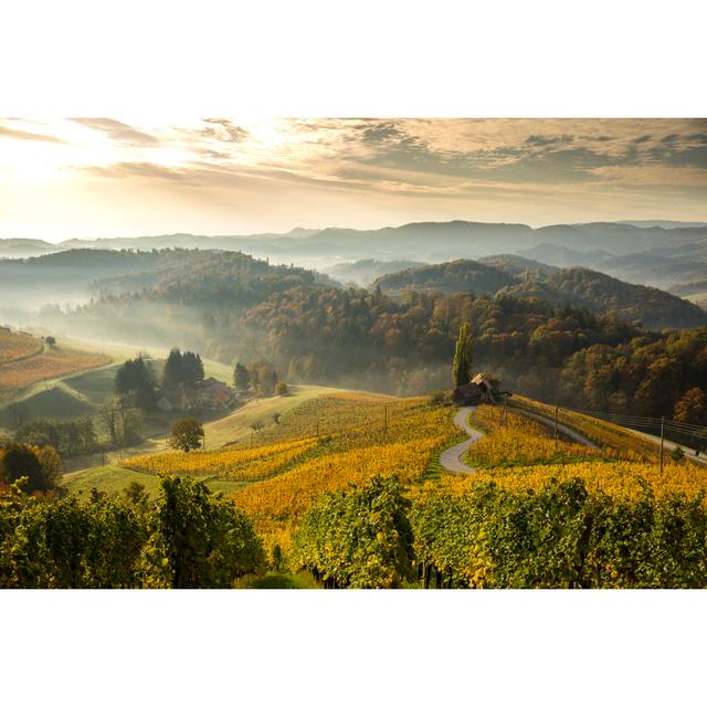 View Of Green Mountains by SimonSkafar - Wrapped Canvas Art Prints Alpen Home Size: 75cm H x 50cm W on Productcaster.