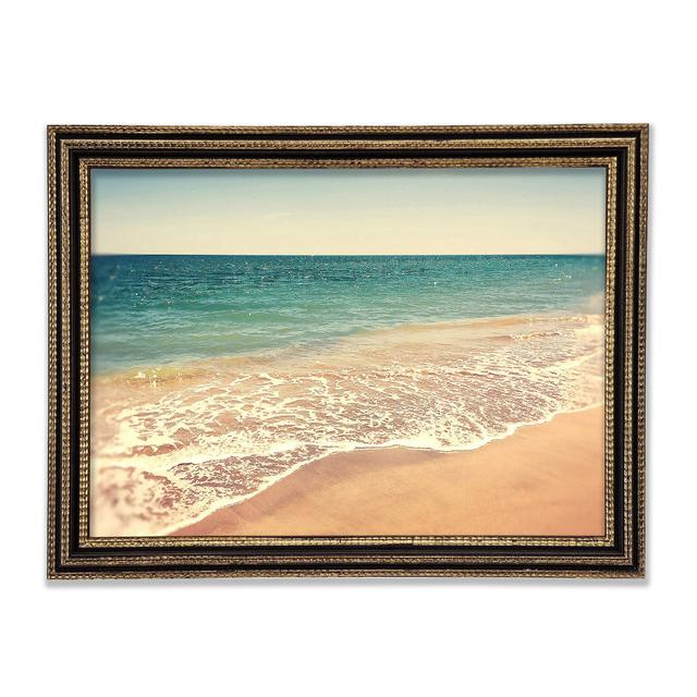 Sparkles From The Summer Ocean Framed Print Highland Dunes Size: 42cm H x 59.7cm W x 3cm D on Productcaster.