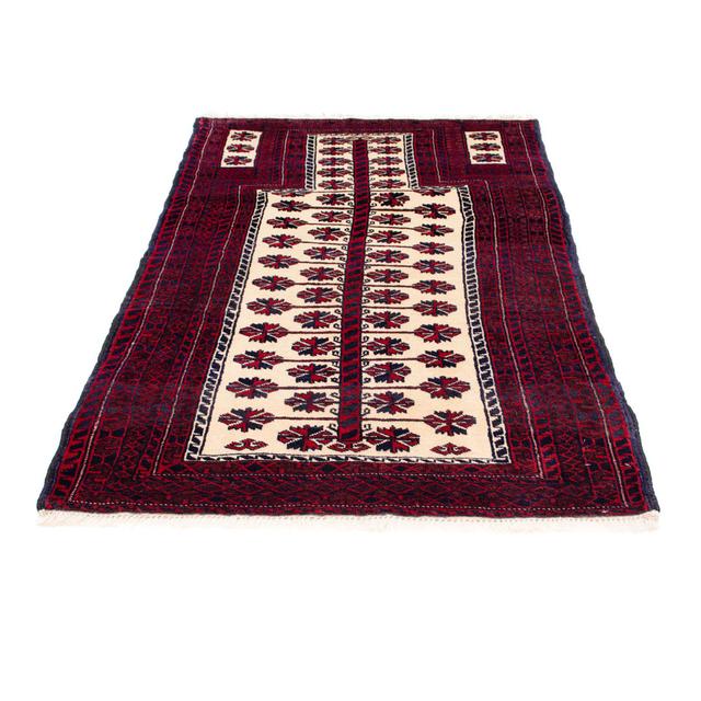 Allysson Oriental Hand-Knotted Rectangle: 147' X 93' Beige Area Rug Latitude Vive on Productcaster.