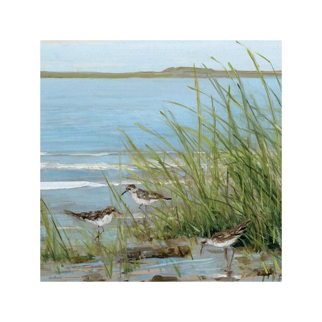 'Afternoon on the Shore III' by Sally Swatland Graphic Art Print on Wrapped Canvas Highland Dunes Size: 45.72cm H x 45.72cm W x 3.81cm D on Productcaster.