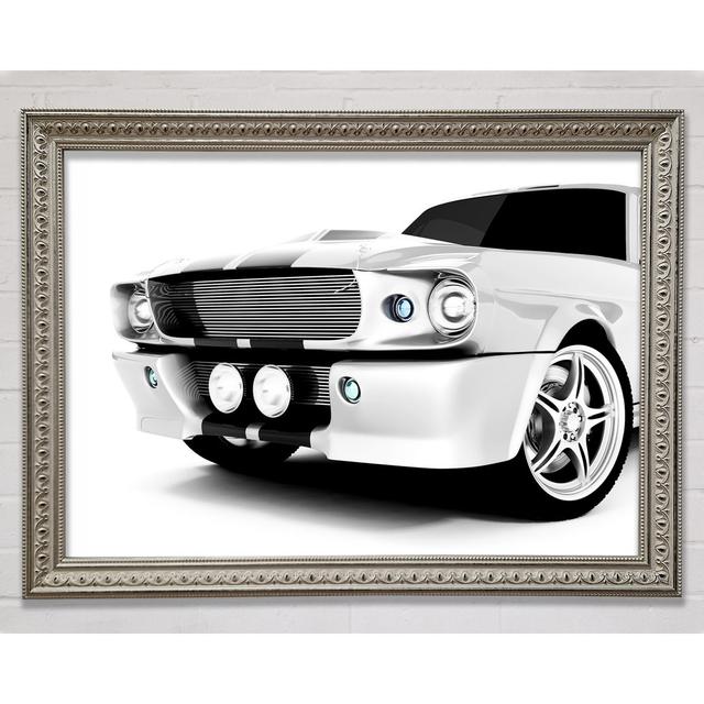 Mustang Grill Framed Print Ebern Designs Size: 84.1cm H x 118.9cm W on Productcaster.