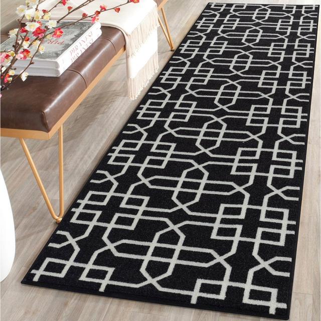 Germantown Black Rug Norden Home Rug Size: Runner 67 x 220 cm on Productcaster.