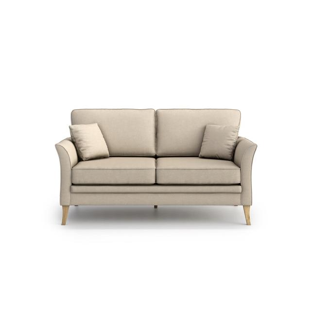 2-Seater Loveseat by Three Posts, Upholstery Colour: Beige on Productcaster.