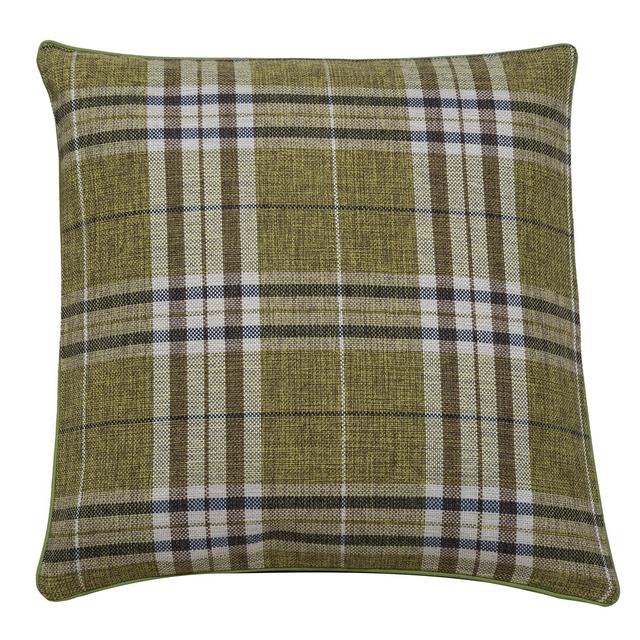 Colleyville Cushion with Filling Alpen Home Size: 43 x 43cm, Colour: Green on Productcaster.