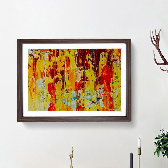 Abstract Vol.377 by S.Johnson - Picture Frame Painting Print East Urban Home Frame Option: Walnut Framed, Size: 36cm H x 48cm W x 2cm D on Productcaster.