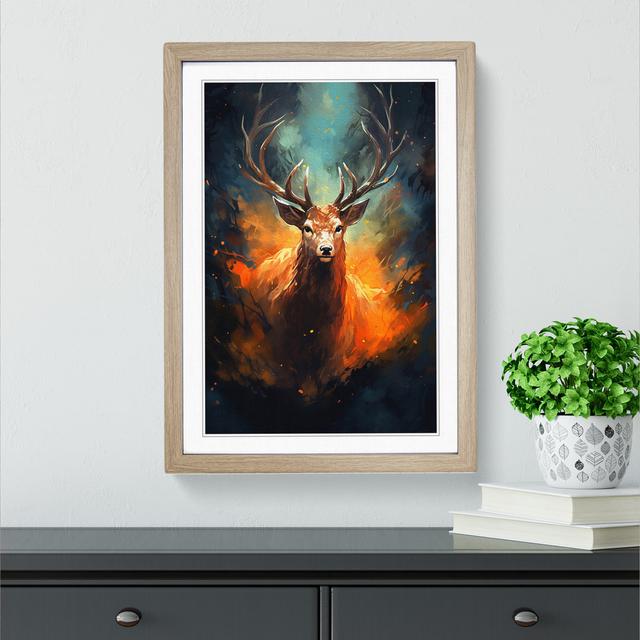 XYZ-FRM-V1223-509 Print Alpen Home Format: Oak Framed, Size: 64cm H x 46cm W on Productcaster.