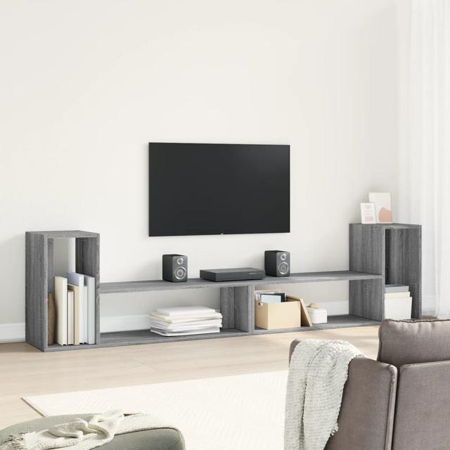 17 Stories TV Cabinets 2 Pcs 17 Stories Overall Entertainment Center Width - Side to Side: 100cm W, Colour: Grey Sonoma on Productcaster.