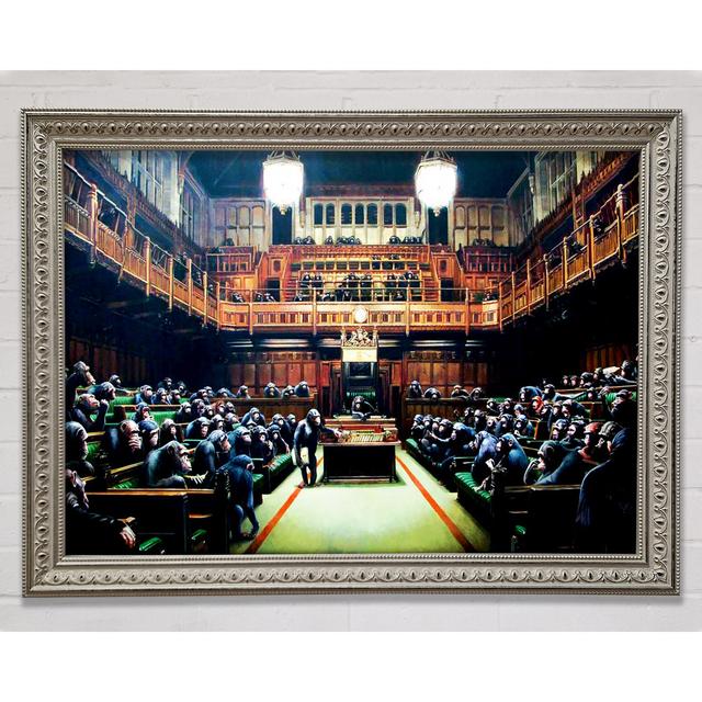 Monkey Parliament - Single Picture Frame Art Prints Bright Star Size: 21cm H x 29.7cm W on Productcaster.