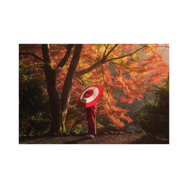 Autumn In Japan XVI by Daniel Kordan - Wrapped Canvas Painting Latitude Run Size: 30.48cm H x 45.72cm W x 1.91cm D on Productcaster.