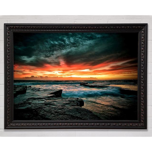 Just After The Storm At Sea - Single Picture Frame Art Prints Bright Star Size: 42cm H x 59.7cm W on Productcaster.