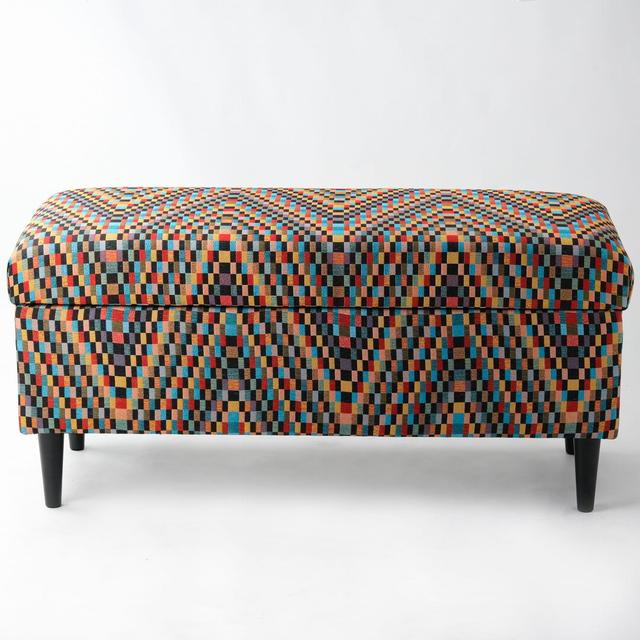 Upholstered Storage Bench bench4home Size: H47 x W70 x D40cm on Productcaster.