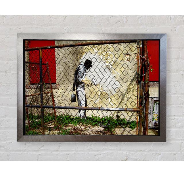 Behind The Fence - Single Picture Frame Art Prints Bright Star Size: 42cm H x 59.7cm W on Productcaster.