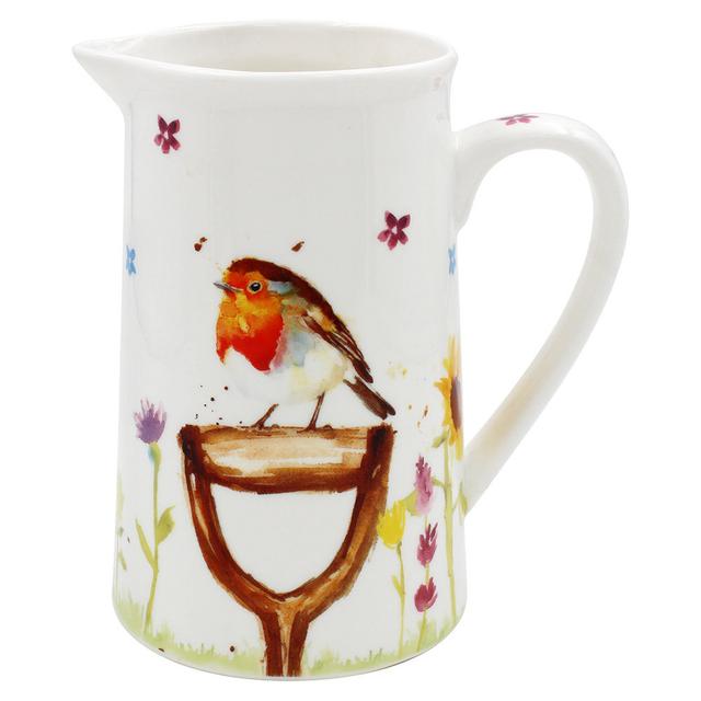 Garden Birds Jug 14Cm Marlow Home Co. on Productcaster.