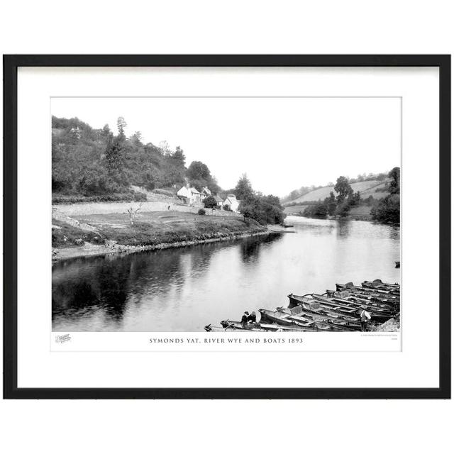 Symonds Yat, River Wye And Boats 1893 by Francis Frith - Single Picture Frame Print The Francis Frith Collection Size: 60cm H x 80cm W x 2.3cm D on Productcaster.