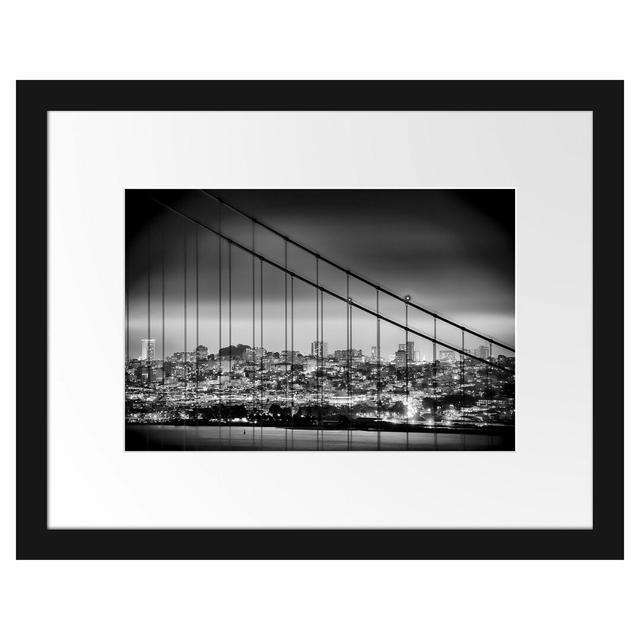 Gerahmtes Poster San Francisco Skyline East Urban Home Größe: 30 cm H x 38 cm B on Productcaster.