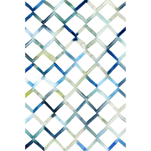 Sea Lattice II by Grace Popp - Wrapped Canvas Painting Corrigan Studio Size: 91cm H x 61cm W x 3.8cm D on Productcaster.