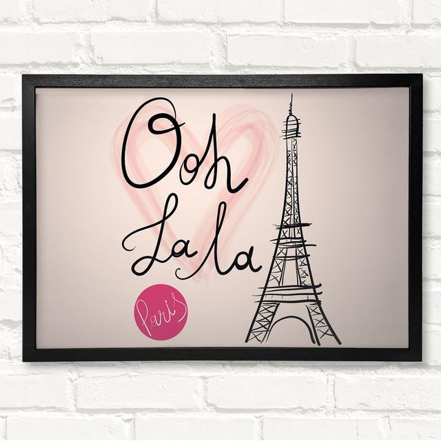 Eiffel Tower Chic 11 Framed Print Happy Larry Size: 21cm H x 29.7cm W on Productcaster.