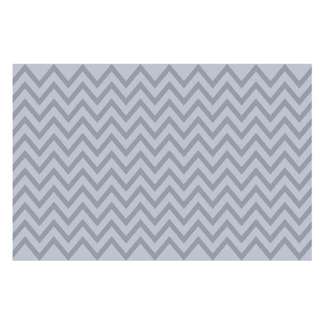 ZigZag Blue Premium Wallpaper Roll East Urban Home Material quality: Standard (110g/m²), Size: 2.88m x 190cm on Productcaster.