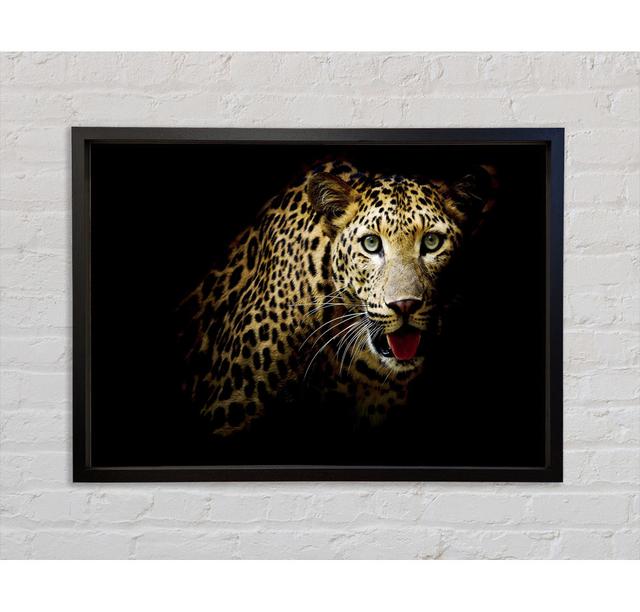 Curious Leopard - Single Picture Frame Art Prints on Canvas Bright Star Size: 100cm H x 141.4cm W x 3.3cm D on Productcaster.