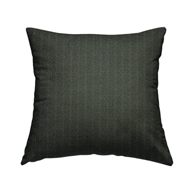 SantaAna Herringbone Scatter Pillow Corrigan Studio Size: 55cm H x 55cm W x 5cm D, Colour: Black/Grey on Productcaster.