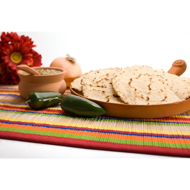 Tortillas And Salsa - Wrapped Canvas Print 17 Stories Size: 81cm H x 122cm W x 3.8cm D on Productcaster.