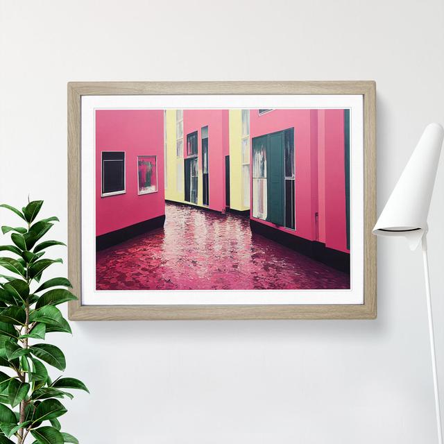 Modern Venice Architecture - Single Picture Frame Print 17 Stories Size: 25cm H x 34cm W x 2cm D, Frame Colour: Oak Framed on Productcaster.