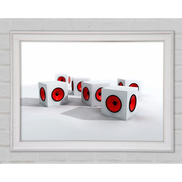 Red Speaker - Print Brayden Studio Size: 21cm H x 29.7cm W x 1.5cm D on Productcaster.