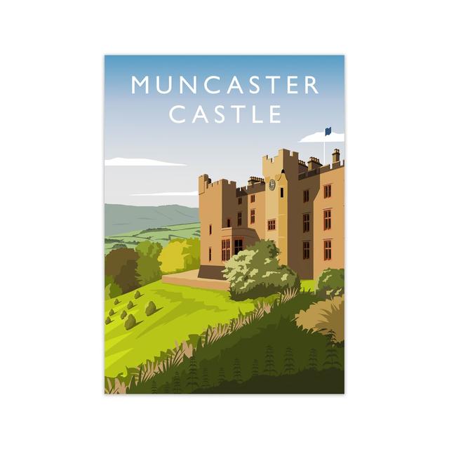 Muncaster Castle by Richard O'Neill - Graphic Art Print on Paper 17 Stories Size: 84.1 cm H x 59.4 cm W on Productcaster.