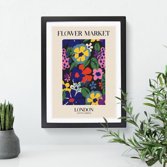 London Flower Market Exhibition 6 Happy Larry Size: 64cm H x 46cm W x 2cm D on Productcaster.