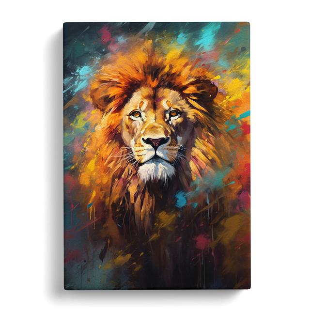 Lion Impressionism - Print Latitude Vive Size: 50cm H x 35cm W x 3cm D on Productcaster.