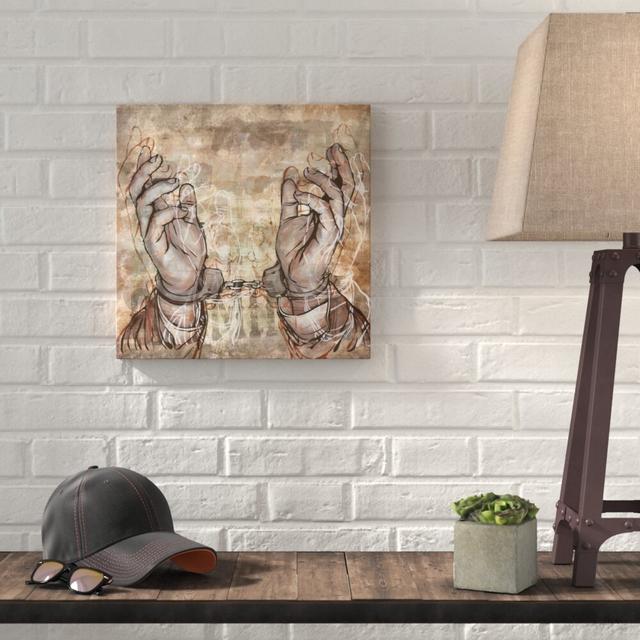 Criminal - Wrapped Canvas Graphic Art Print East Urban Home Size: 50.8cm H x 50.8cm W x 4cm D on Productcaster.