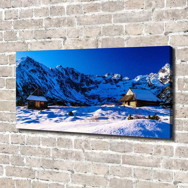 Houses in the Tatras - Unframed Art Prints on Canvas Union Rustic on Productcaster.