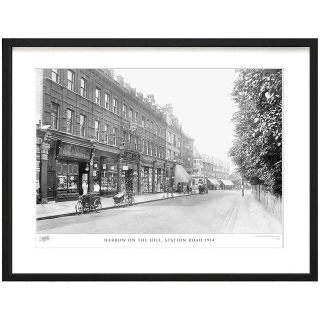 'Harrow on the Hill, Station Road 1914' by Francis Frith - Picture Frame Photograph Print on Paper The Francis Frith Collection Size: 40cm H x 50cm W on Productcaster.