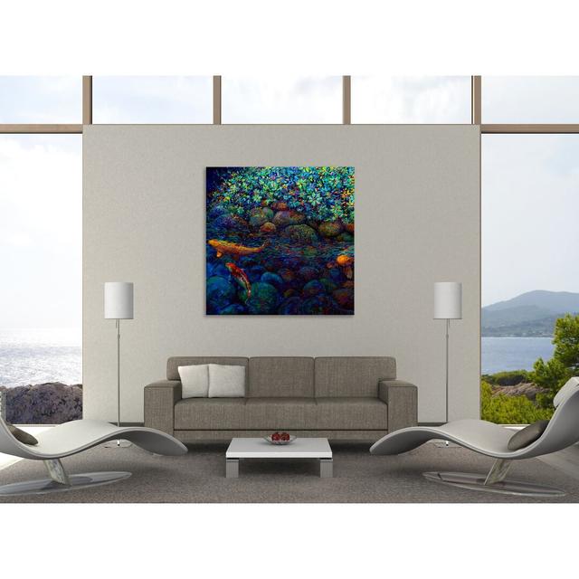 Limerence by Iris Scott - Wrapped Canvas Painting Latitude Run Size: 122 cm H x 122 cm W on Productcaster.