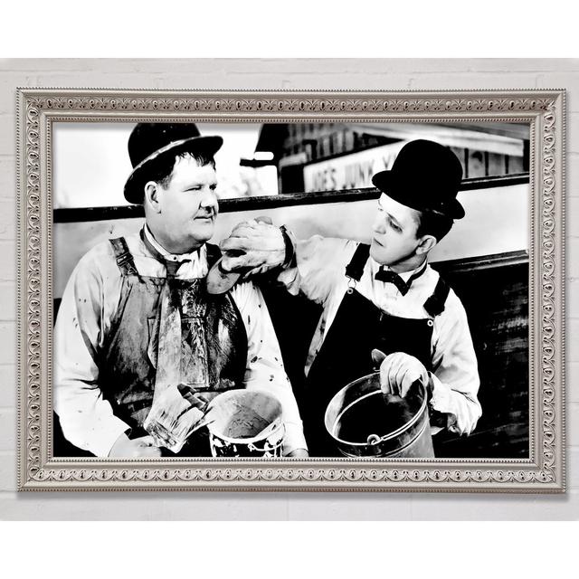 Laurel N Hardy Towed In The Hole - Print 17 Stories Size: 100cm H x 141.4cm W x 3cm D on Productcaster.