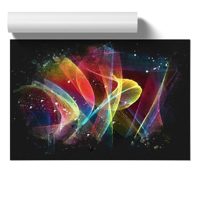 Rainbow Smoke Vol (2) - Unframed Graphic Art East Urban Home Size: 59cm H x 84cm W x 0.1cm D on Productcaster.