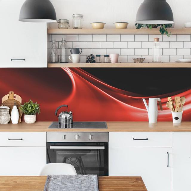 Kitchen Backsplash - Red Wave Ivy Bronx on Productcaster.