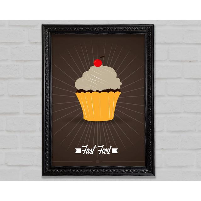 Cupcake 4 Framed Print Rosalind Wheeler Size: 84.1cm H x 59.7cm W on Productcaster.