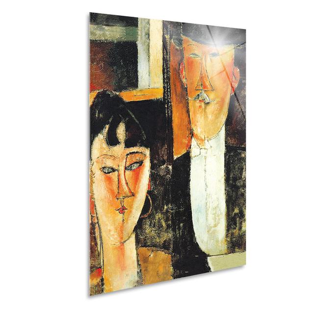 Wife And Husband by Amedeo Modigliani - No Frame Print Marlow Home Co. Size: 140cm H x 100cm W, Format: Plastic/Acrylic on Productcaster.