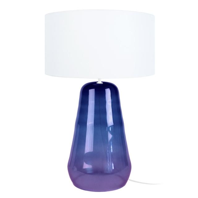 Quinton 47cm Table Lamp Highland Dunes Base Colour: Navy on Productcaster.