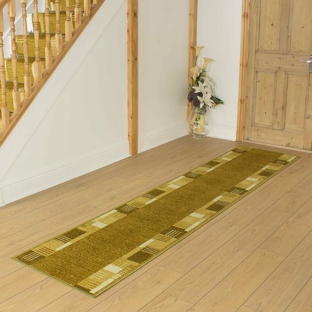 Bale Hand Woven Hand Hooked Green Area Rug ClassicLiving Rug Size: Runner 80 x 570cm on Productcaster.