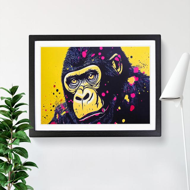 Gorilla Splash Vol.6 Abstract - Single Picture Frame Print World Menagerie Size: 25cm H x 34cm W x 2cm D, Format: Black Framed on Productcaster.