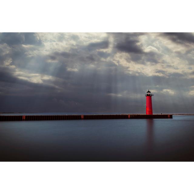 Kenosha Lighthouse - Wrapped Canvas Print Breakwater Bay Size: 81cm H x 122cm W on Productcaster.