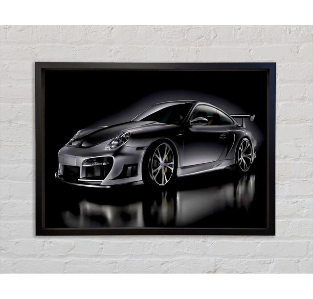 Porsche 911 Turbo - Einzelner Bilderrahmen Kunstdrucke auf Leinwand Bright Star Größe: 59,7 cm H x 84,1 cm B x 3,3 cm T on Productcaster.