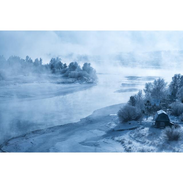 Winter River by Avdeev007 - Print Brambly Cottage Size: 20cm H x 30cm W x 3.8cm D on Productcaster.