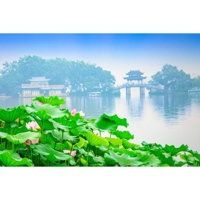 Hangzhou West Lake by Zhaojiankang - Wrapped Canvas Print 17 Stories Size: 20cm H x 30cm W on Productcaster.