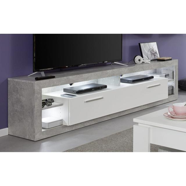 LaRena TV Stand for TVs up to 70" Metro Lane Colour: Grey/White on Productcaster.