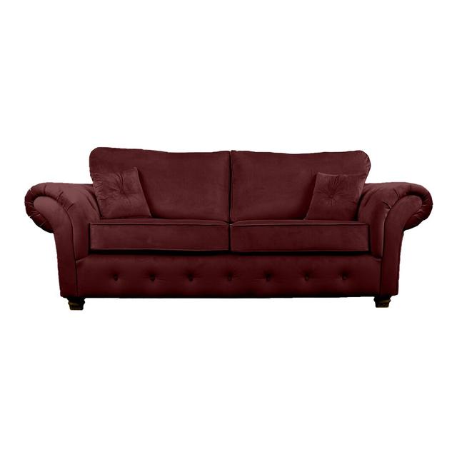 Lila 3 Seater Chesterfield Sofa Mercer41 Upholstery Colour: Purple on Productcaster.